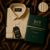 Golden Thread Giza Shirt – Woven Luxury for the Discerning Man